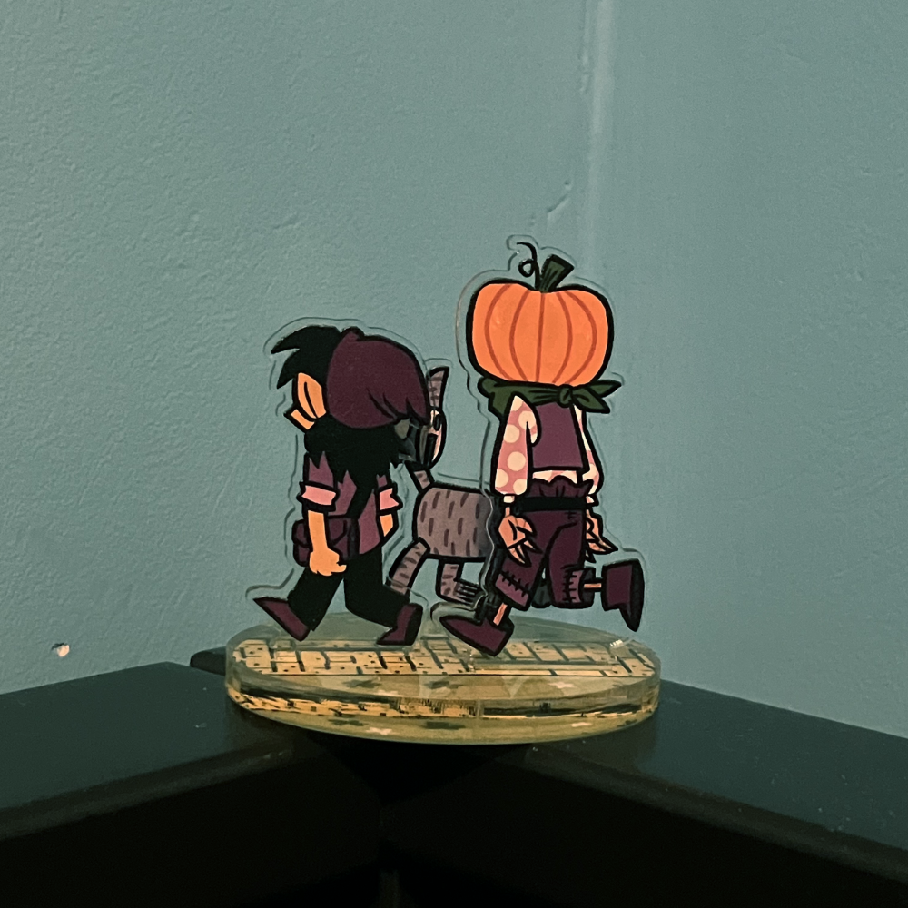 the back of the standee